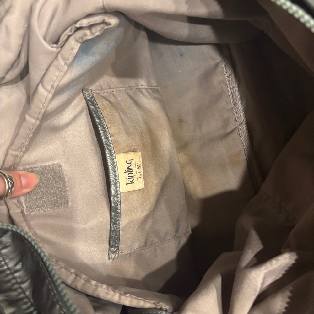 Kipling Silver Medium/Large Bag - image 6